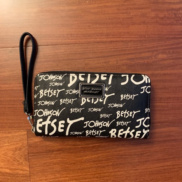 Betsey Johnson Handbags - Betsey Johnson Black and White Wallet